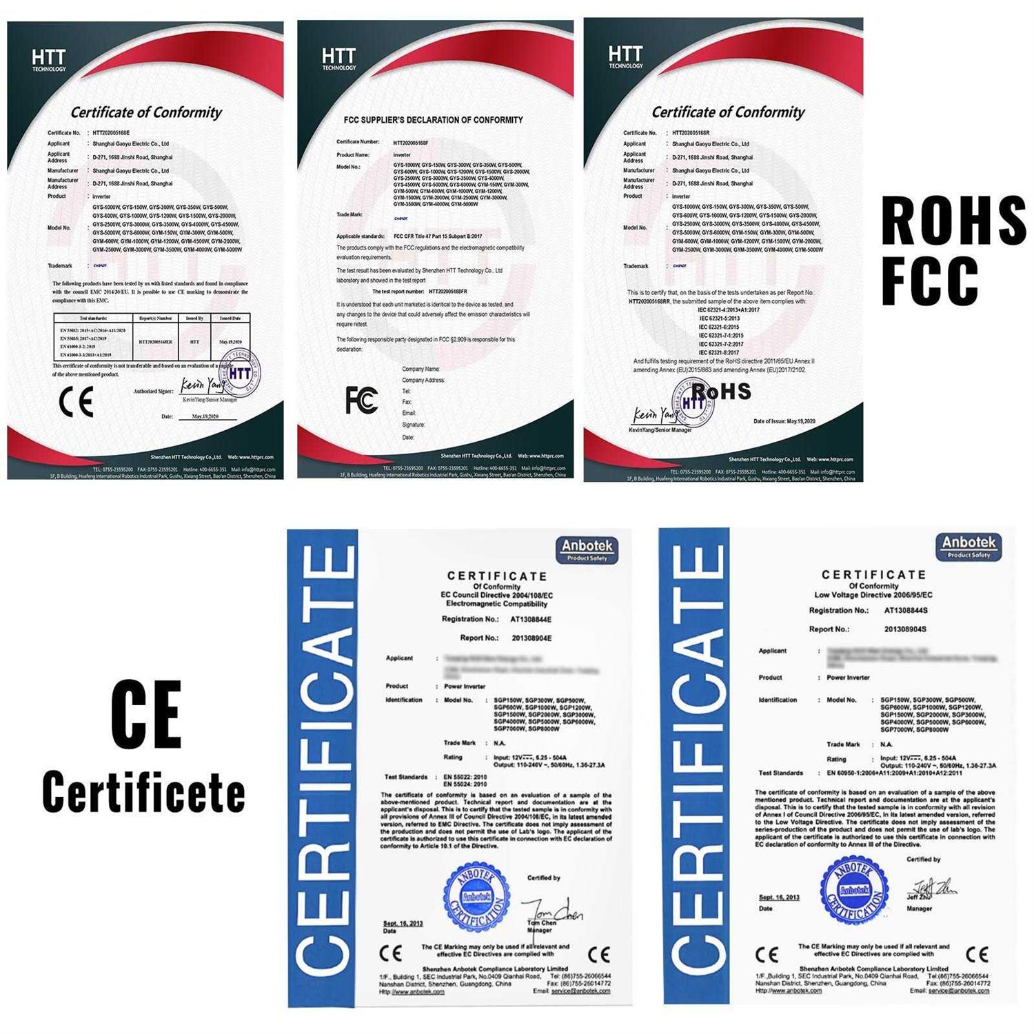 VEVOR Power Inverter 5000W Modified Sine Wave Inverter DC 12V to AC 110V Car Converter with LCD Display Remote Controller Led Indicator Gfci Outlets - Inhomebuy