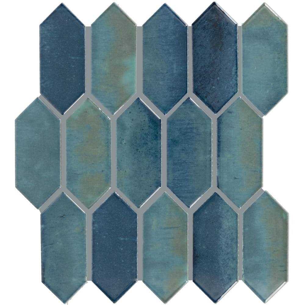 Daltile Miramo 11 in. x 12 in. Glazed Ceramic Picket Mosaic Tile - Inhomebuy