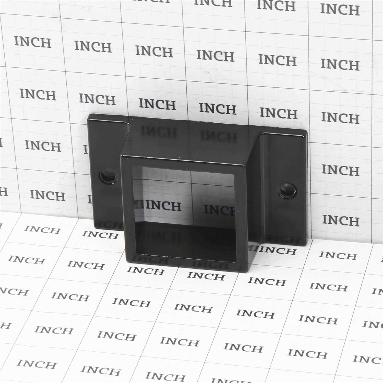 Plum Fittings Aluminum Fence Standard Wall Mount 1 x 1 Rails - Inhomebuy