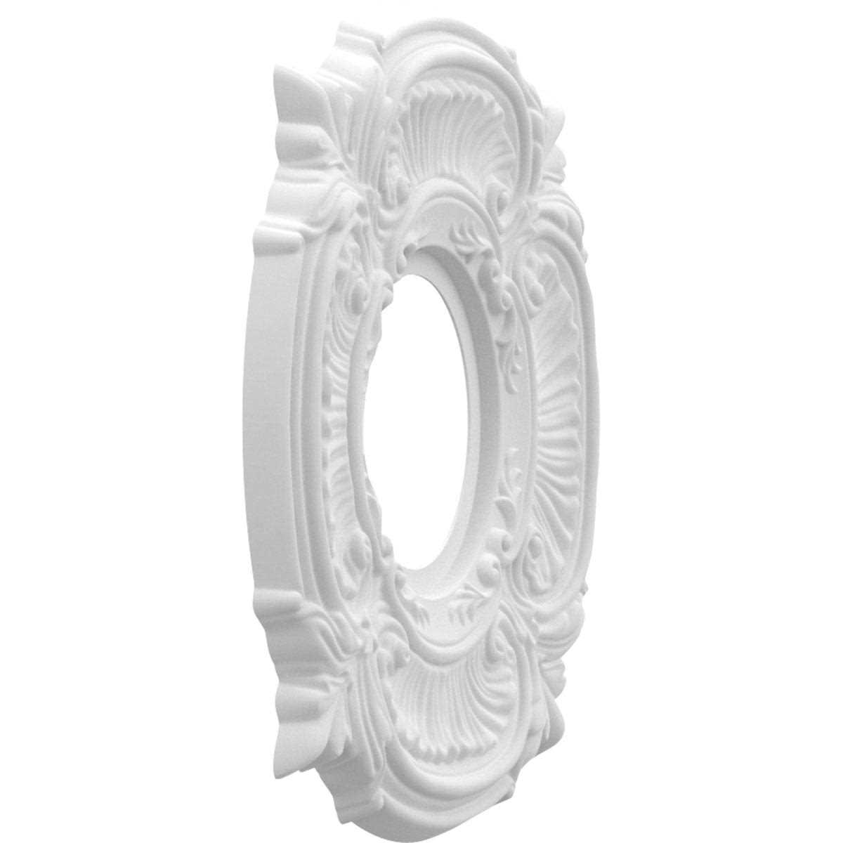Ekena Millwork 3 1/2ID x 1 Traditional Thermoformed PVC Ceiling Medallion - Inhomebuy