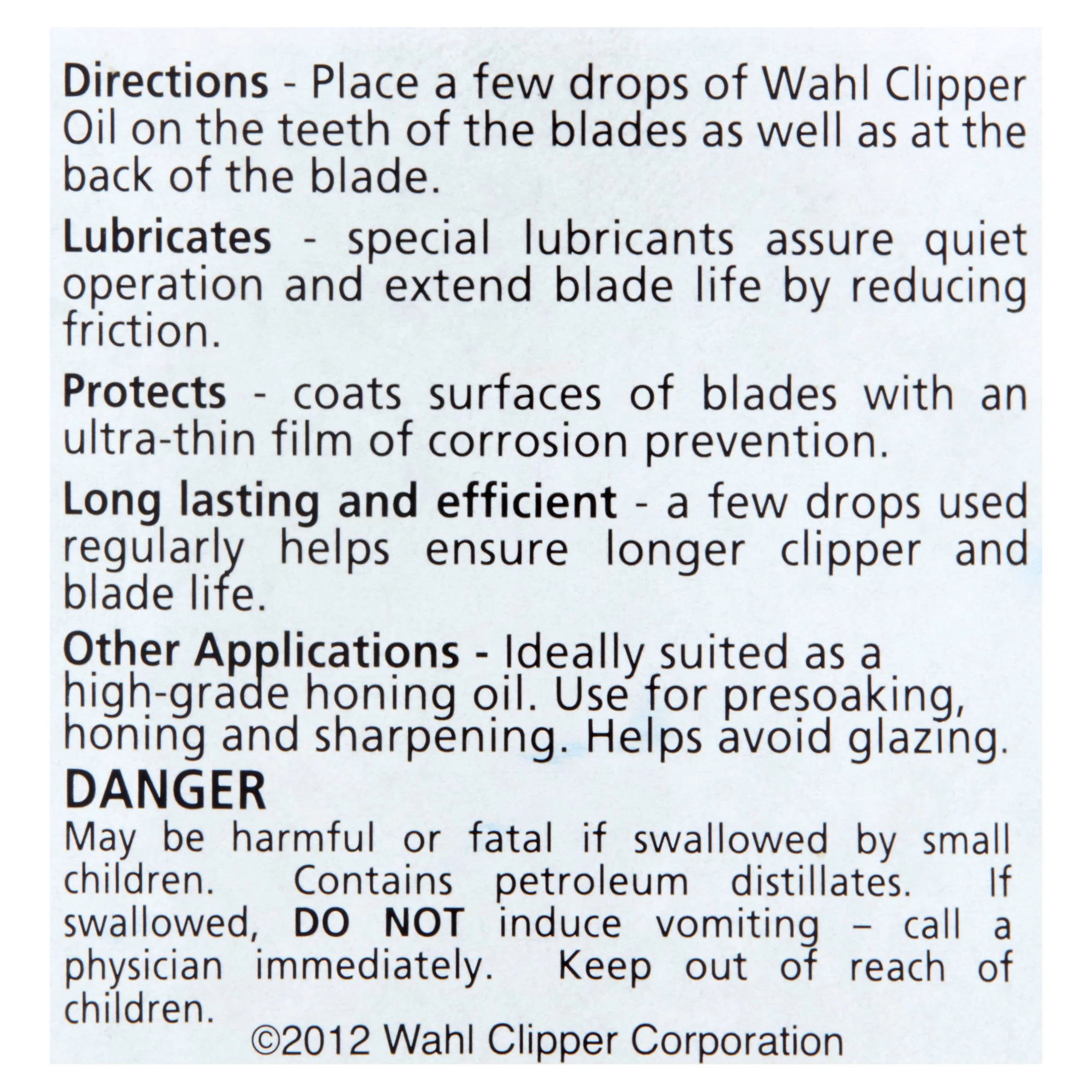 Wahl Premium Hair Clipper Blade Lubricating Oil for Clippers, 4 Fluid Ounces – 3310-300 - Inhomebuy