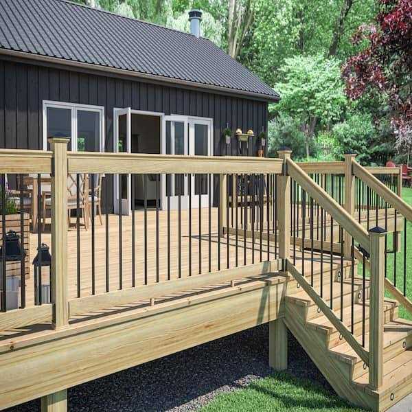 ProWood 6-Step Ground Contact Pressure Treated Pine Stair Stringer - Inhomebuy