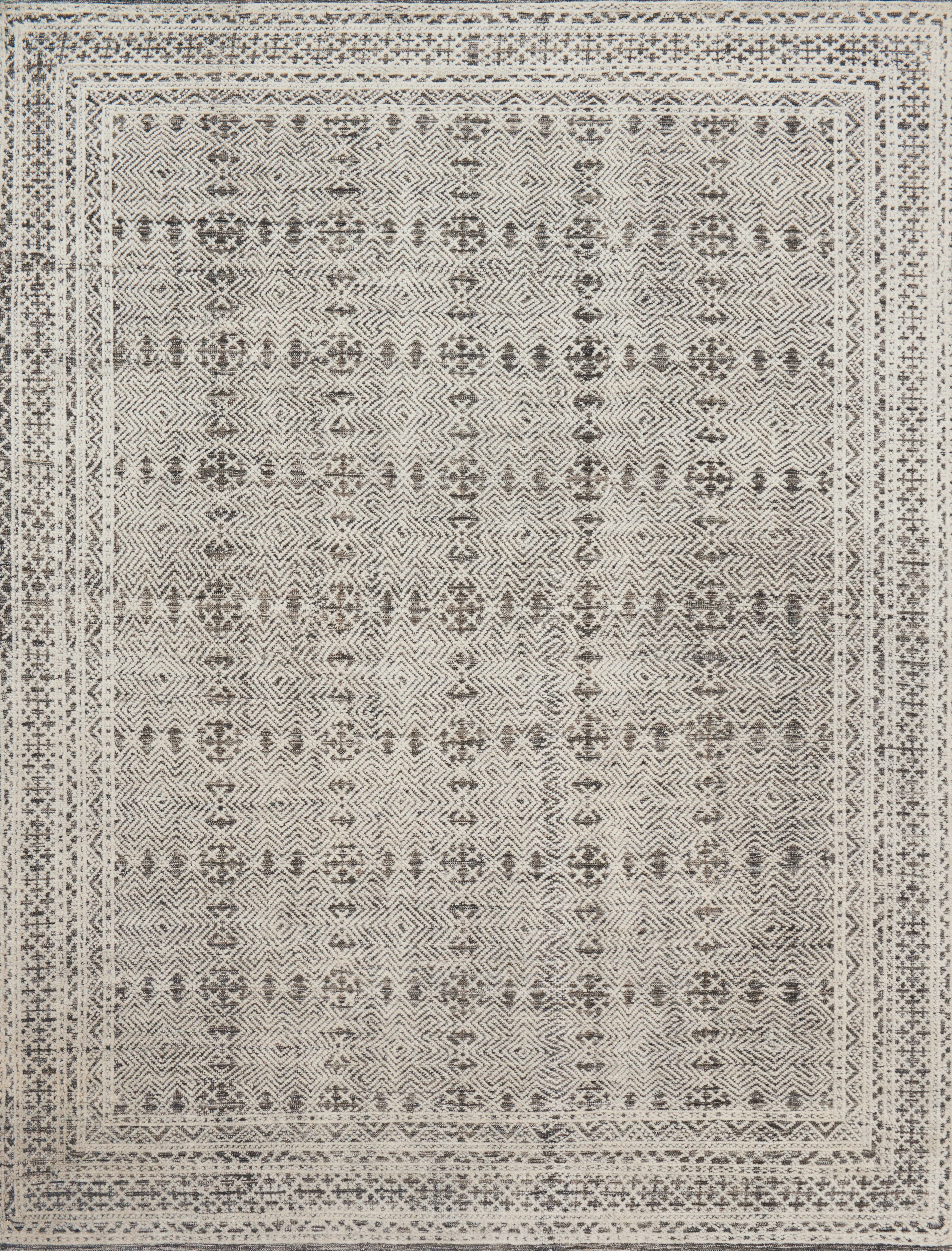 Loloi Rugs Origin Collection Rug in Grey, Ivory - 12'0