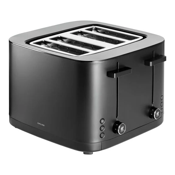 ZWILLING Enfinigy 4-Slot Toaster in Black Matte - Inhomebuy