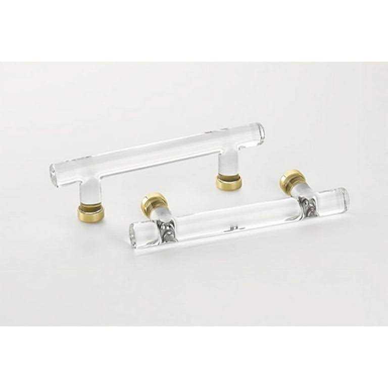 Emtek 4 Center to Center Crystal Cabinet Bar Pull 86724US - Inhomebuy
