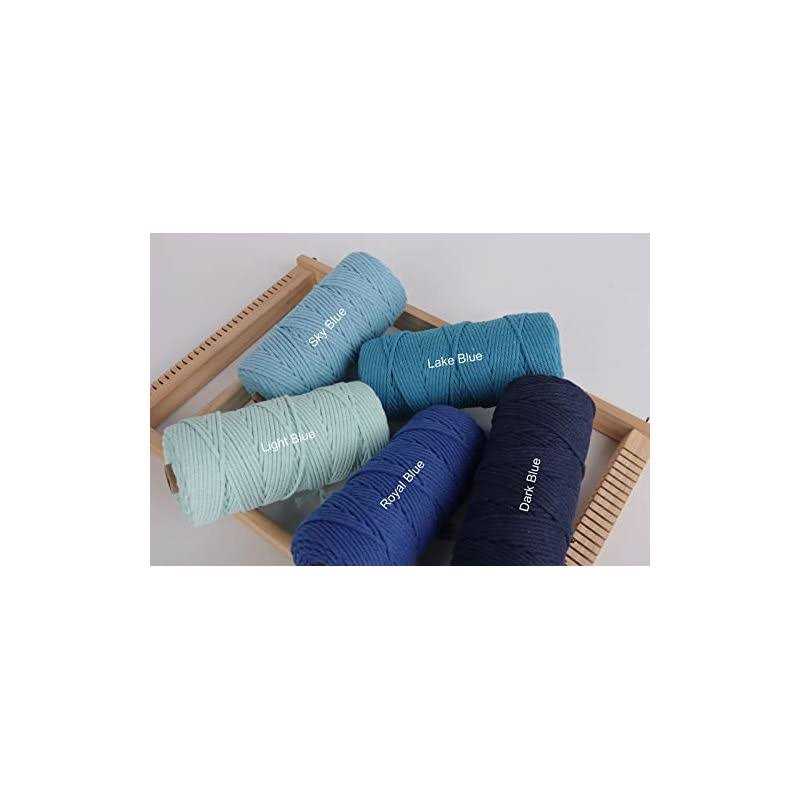 NOANTA Macrame Cord 3mm x 109yards Colored Macrame Rope Cotton Rope Macrame Yarn - Inhomebuy