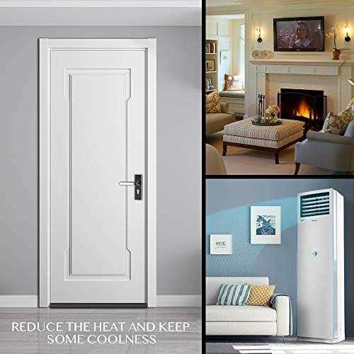 Efoxcity Waterproof Twin Door Draft Stopper Adjustable Size 30 to 36 Weather S - Inhomebuy