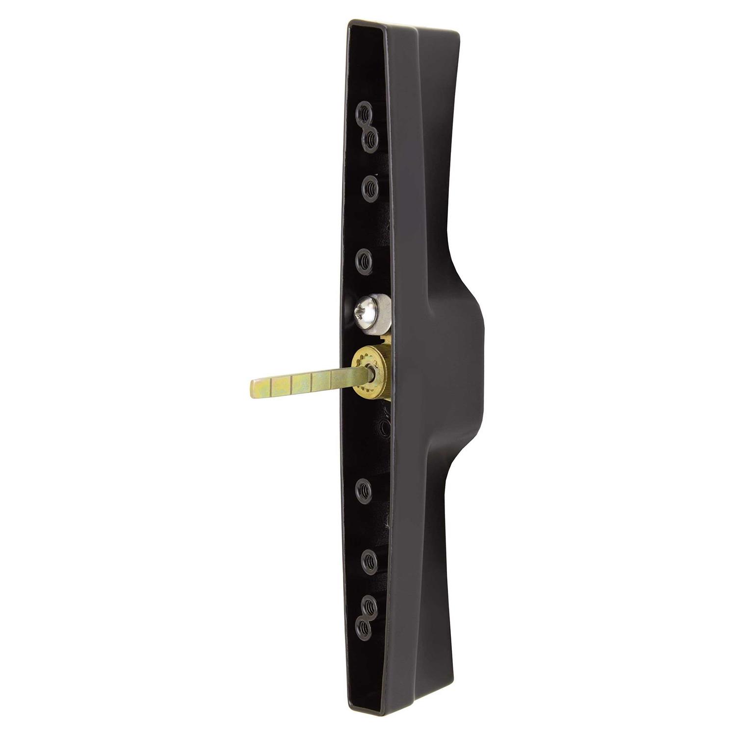 FPL Door Locks and Hardware Inc. Lanai Sliding Glass Door Handle and Mortise Lock Set with Oak Wood Pull - Inhomebuy