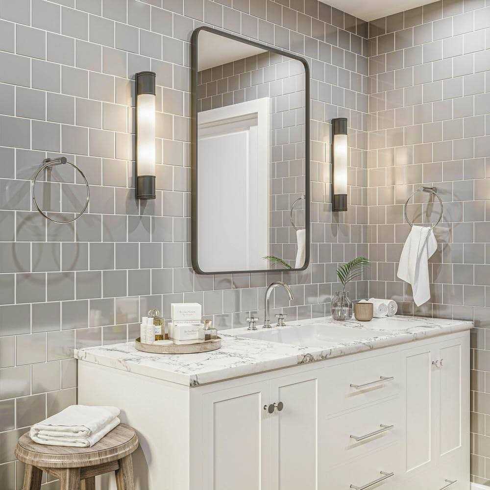 Daltile Restore Red 6 in. x 6 in. Glazed Ceramic Wall Tile - Inhomebuy