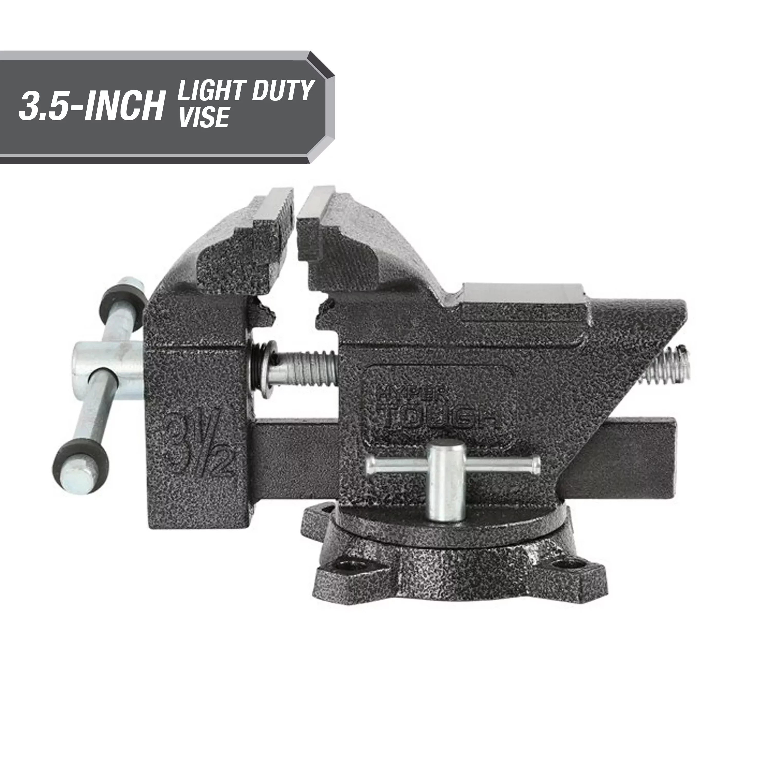 Hyper Tough 3-1/2-Inch Light-Duty Vise, 42935 - Inhomebuy