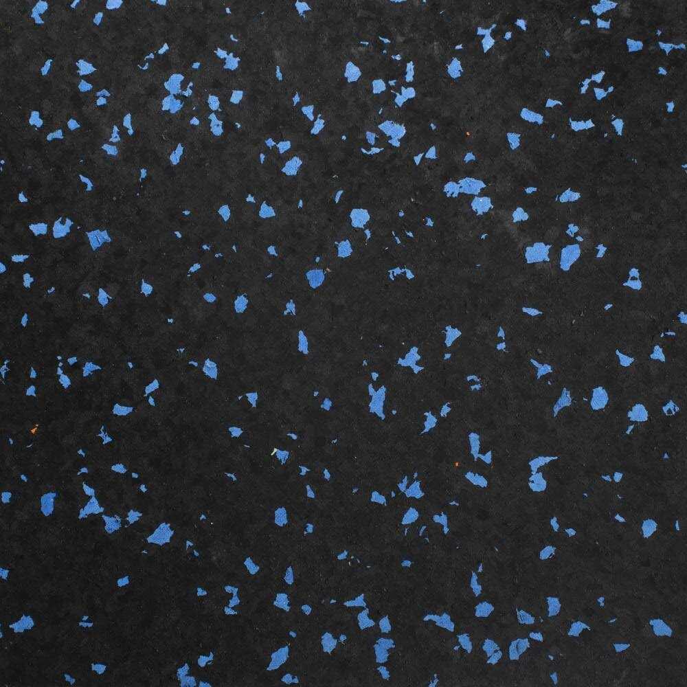 Courage GymFloor Rubber Gym Flooring Rolls Blue 48 in. x 180 in. x - Inhomebuy