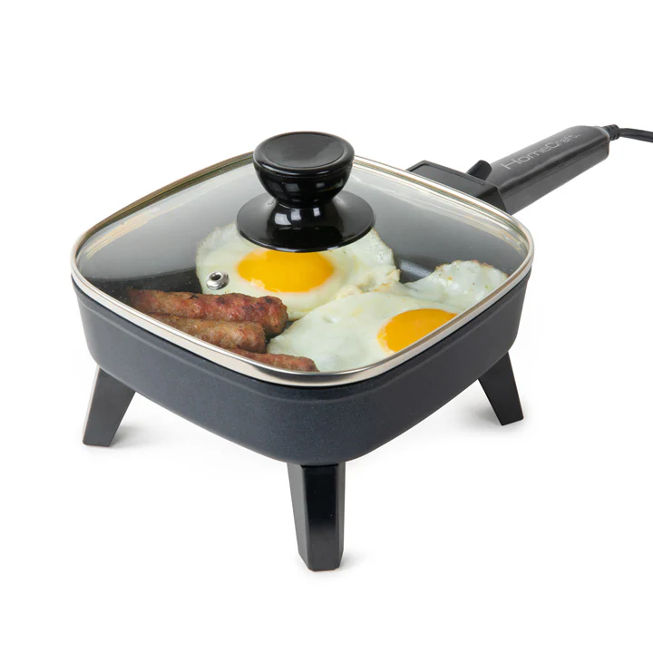 HomeCraft 7-Inch Electric Non-Stick Skillet - Inhomebuy