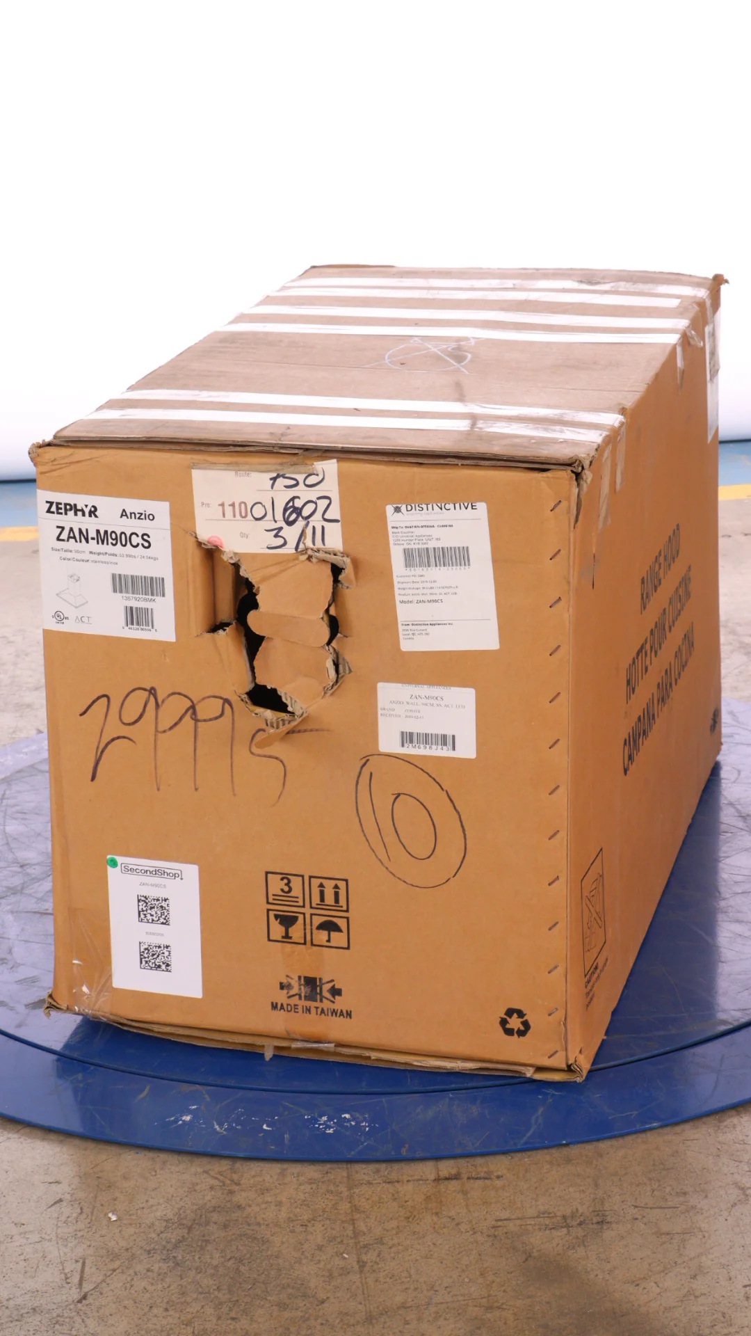 ZEPHYR ANZIO 36 INCH RANGE - ZAN-M90CS - Inhomebuy