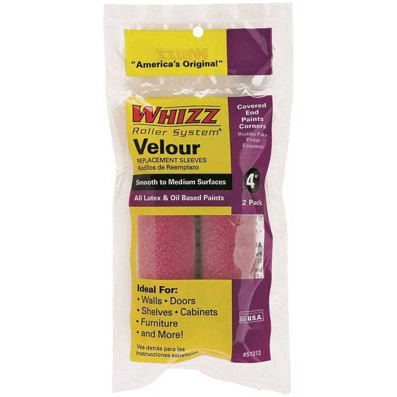 Whizz 4-in Cabinet and Door Foam Mini Paint Roller - Inhomebuy