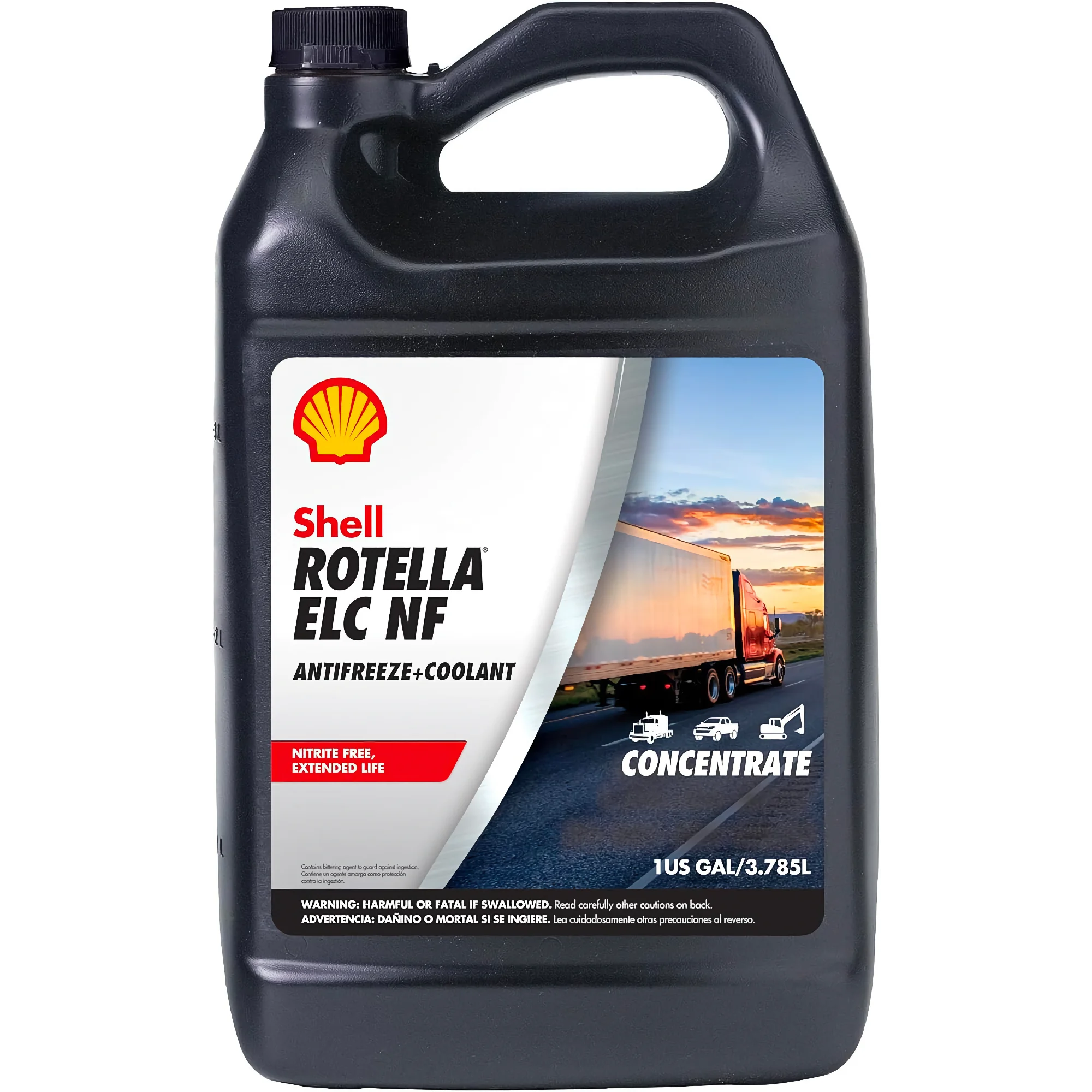 Shell Rotella Extended Life ELC Anti-Freeze + Coolant, Concentrate, 1 Gallon - Inhomebuy