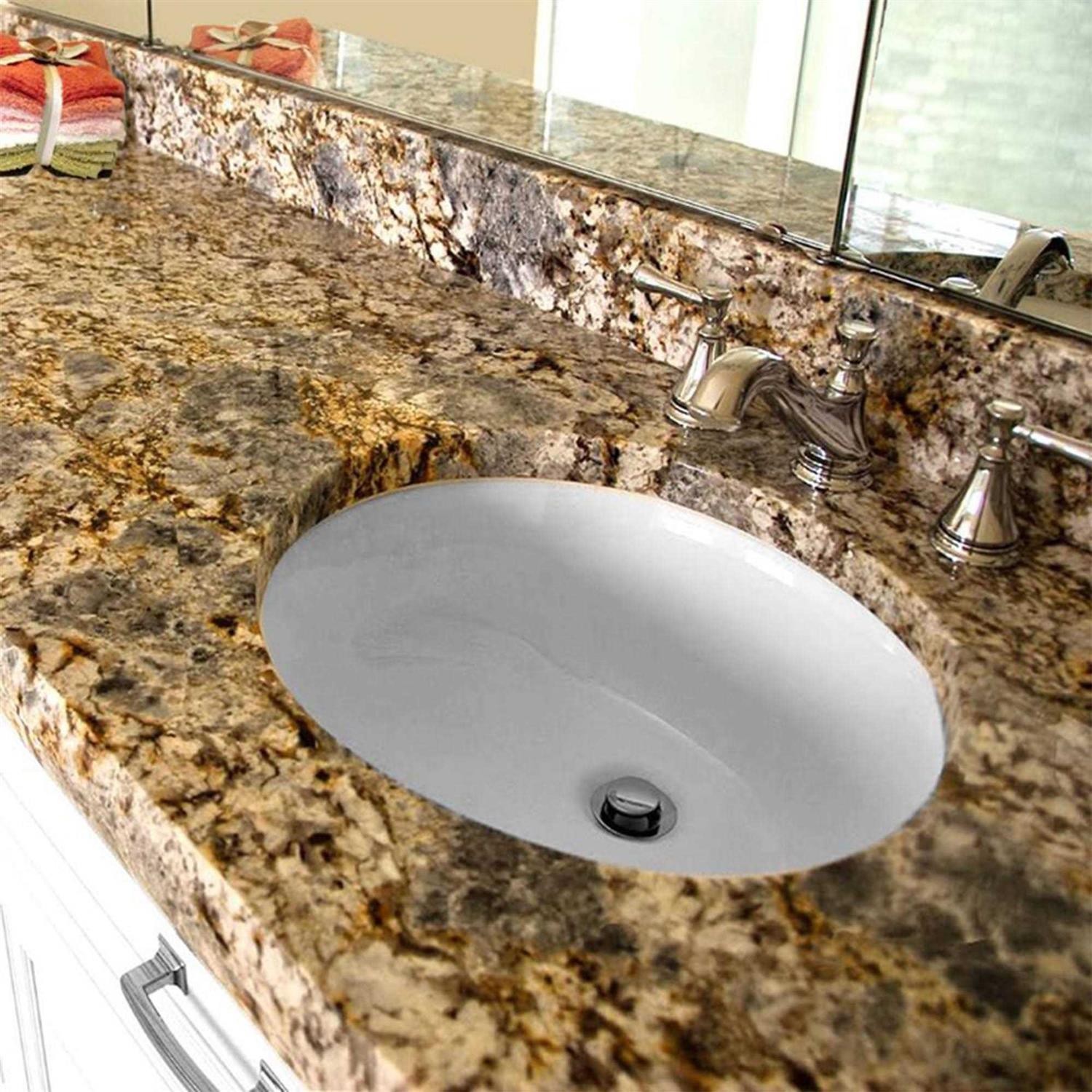 Nantucket Sinks NS-ACBS20OF-WW Anchor 14 Black/White Metal Rectangular Wall Mount Bathroom Sink with Overflow Sink Finish - Inhomebuy