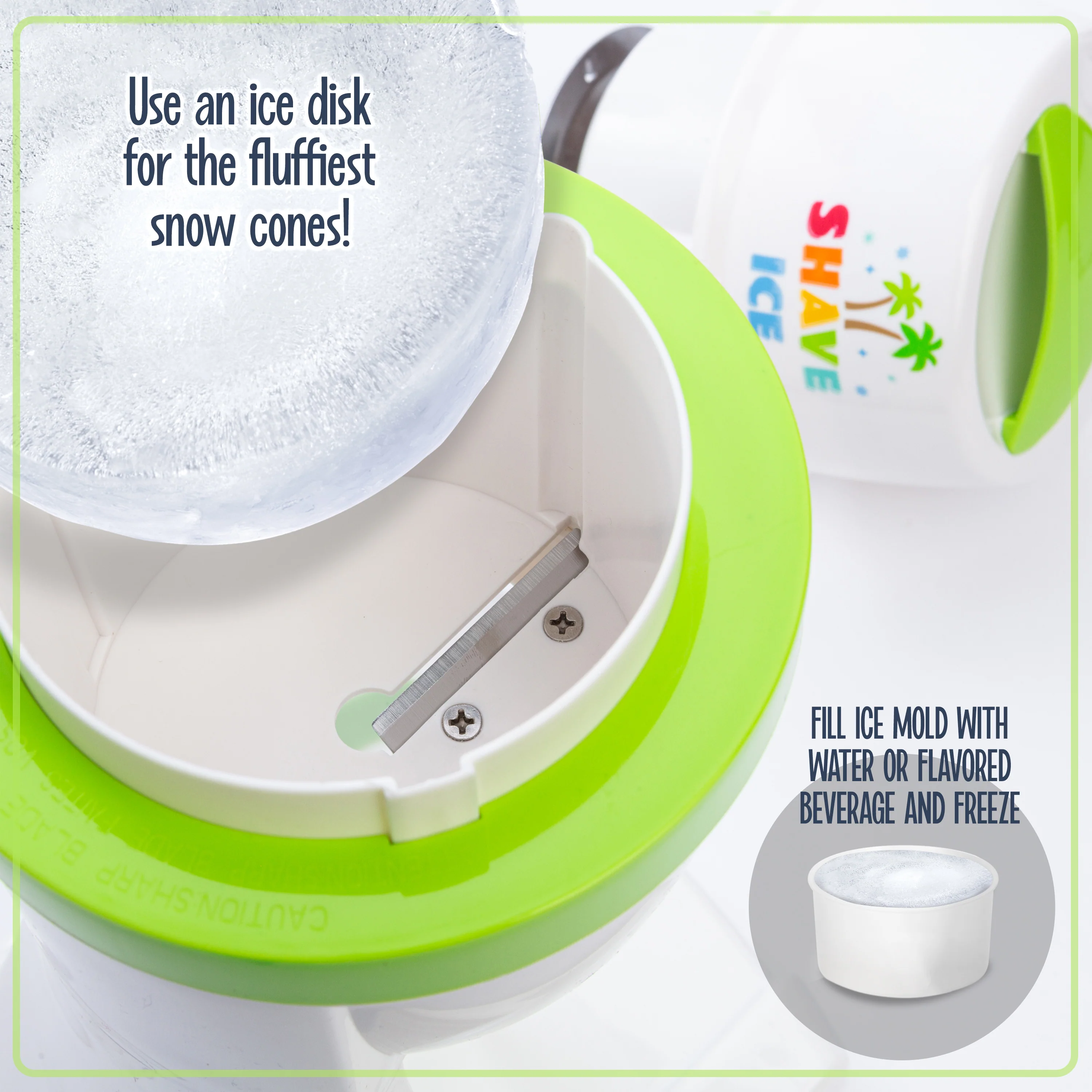 Electric Shave Ice & Snow Cone Maker - Inhomebuy