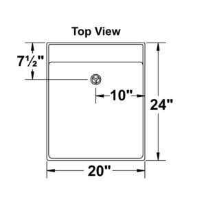 Mustee 18.300F Sink Legs - Inhomebuy