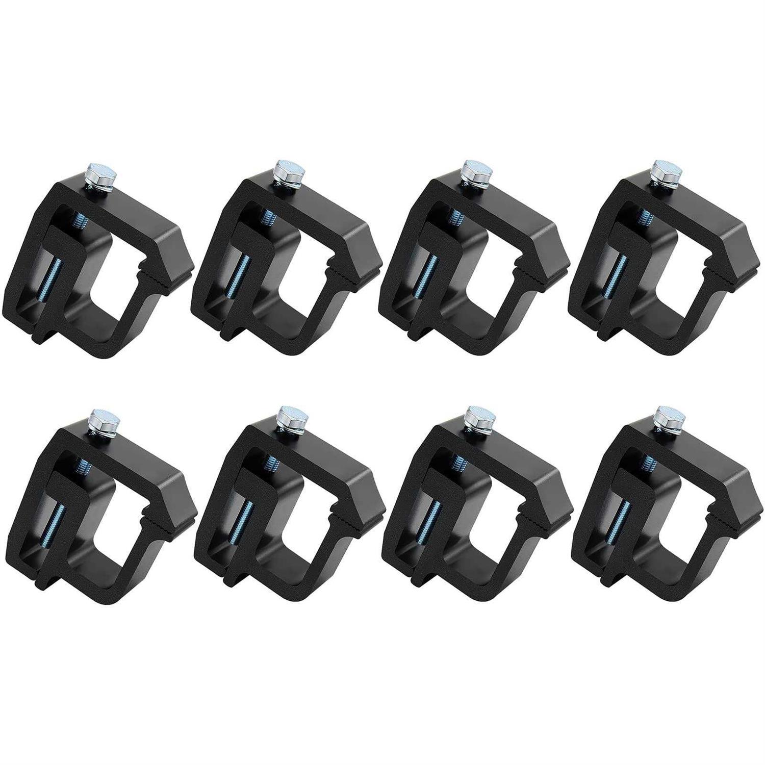 MOTAFAR Mounting Clamps Ladder Rack Clamps Truck Cap Topper Camper Shell Heavy Duty for CHEVY Silverado Sierra 1500/2500/3500 - Inhomebuy