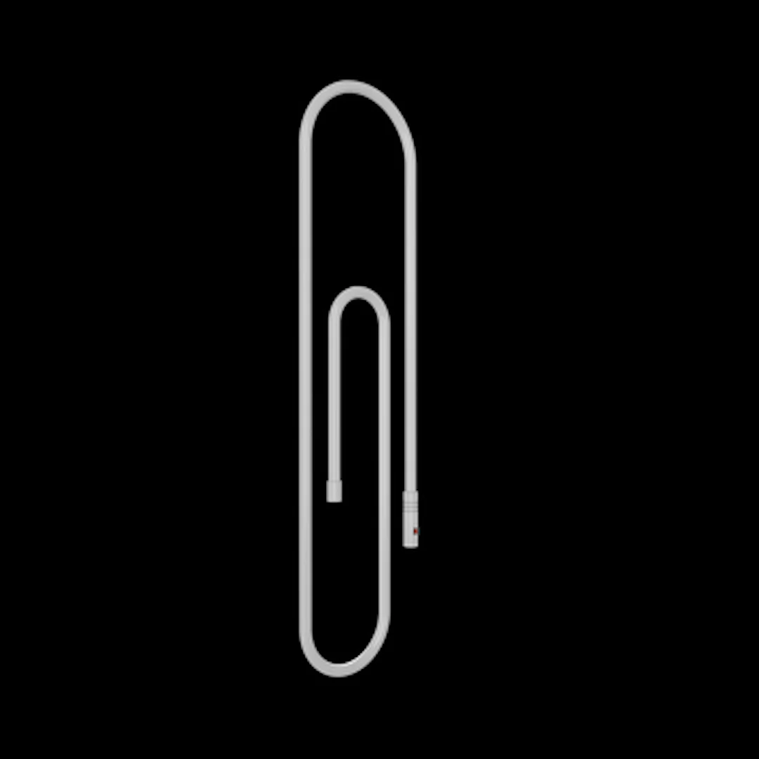 Clip Wall Mounted Electric Towel Warmer in White 47 inch - Inhomebuy