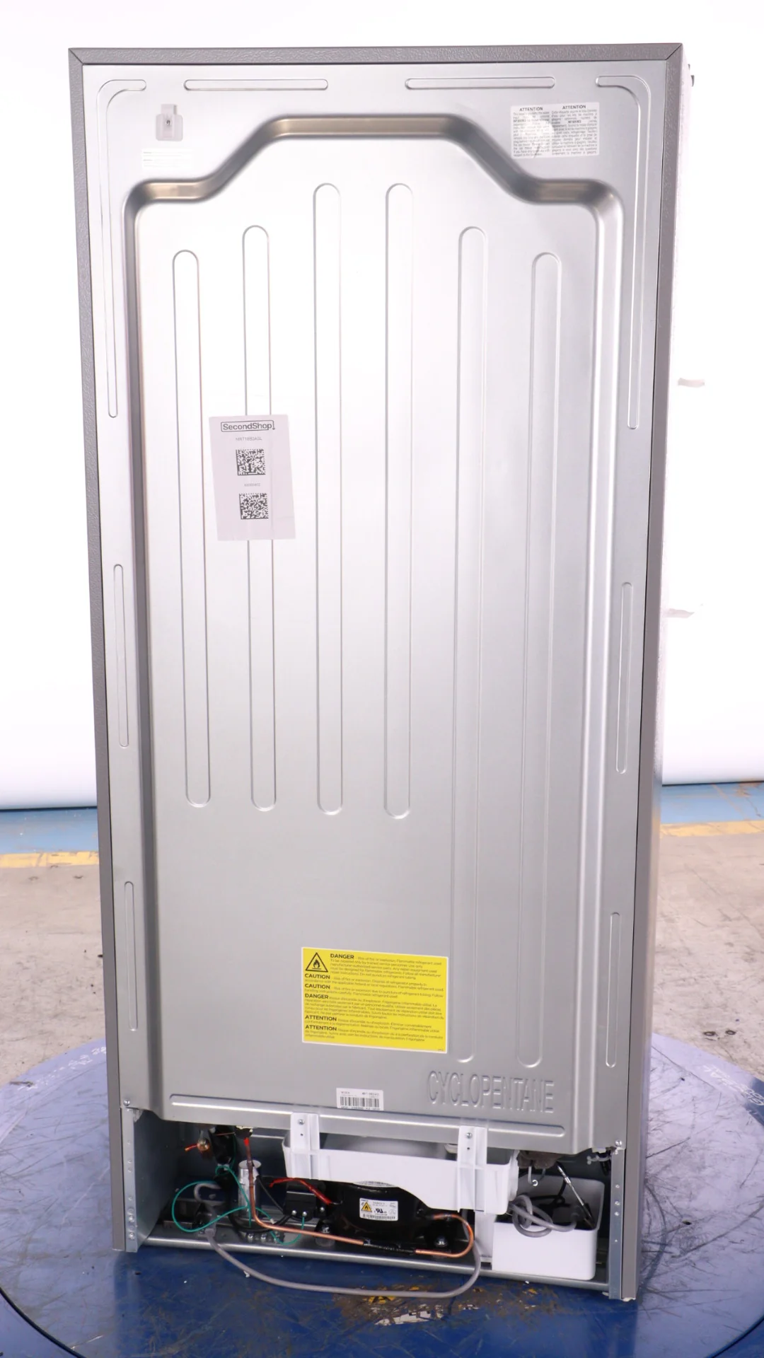 Midea 30 in. 18 cu. ft. Stainless Steel Top Mount Refrigerator - MRT18B2ASL - Inhomebuy