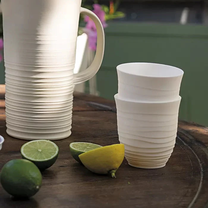 Set Of 6 Tall Tumblers 'Tierra' - Inhomebuy