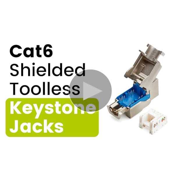 trueCABLE Toolless Component Grade Keystone Jack - Inhomebuy