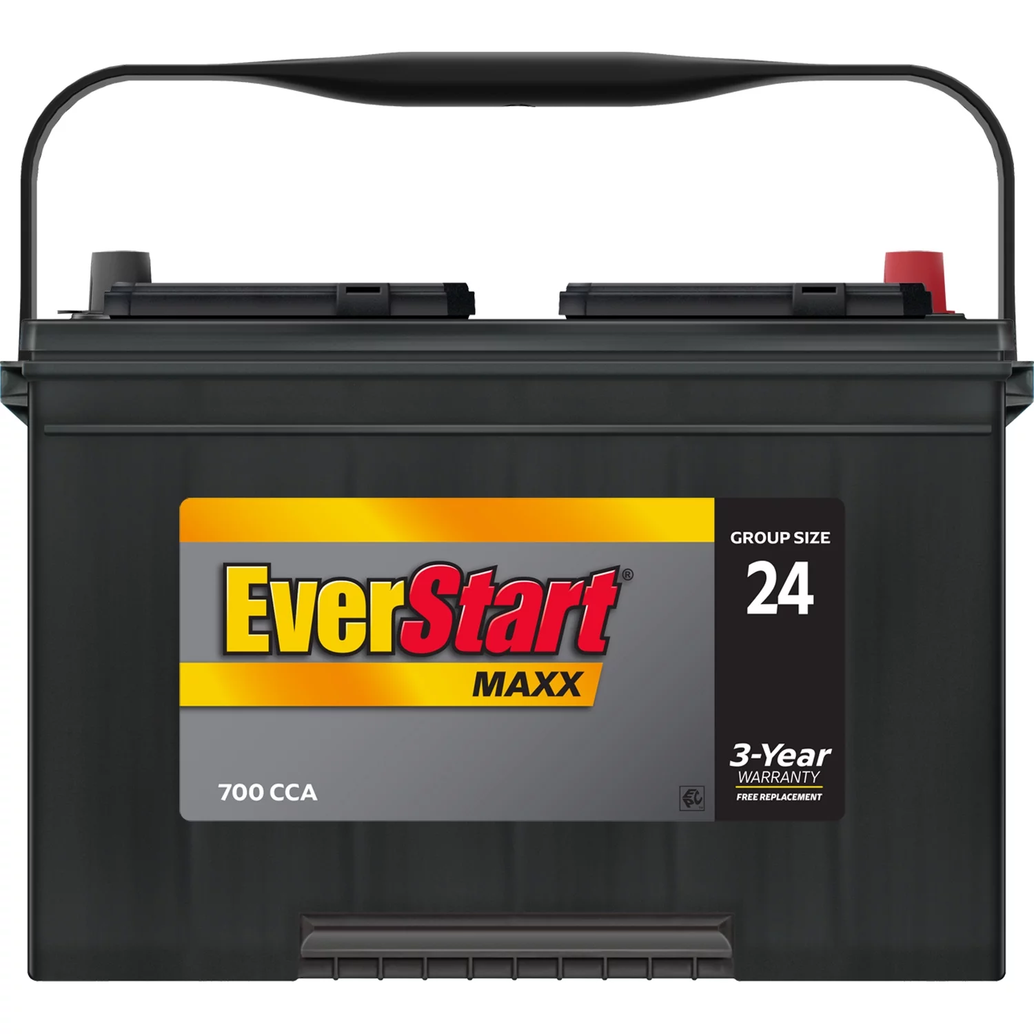 EverStart Maxx Lead Acid Automotive Battery, Group Size 24 12 Volt, 700 CCA - Inhomebuy