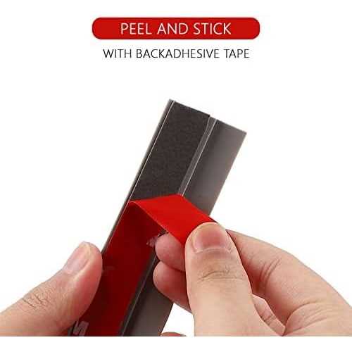 DAILISEN Vinyl Self Adhesive Overlap Threshold Reducer,Flooring Tile Laminate Border Transition Strip,Flat Carpet Rug Edging Strips - Inhomebuy