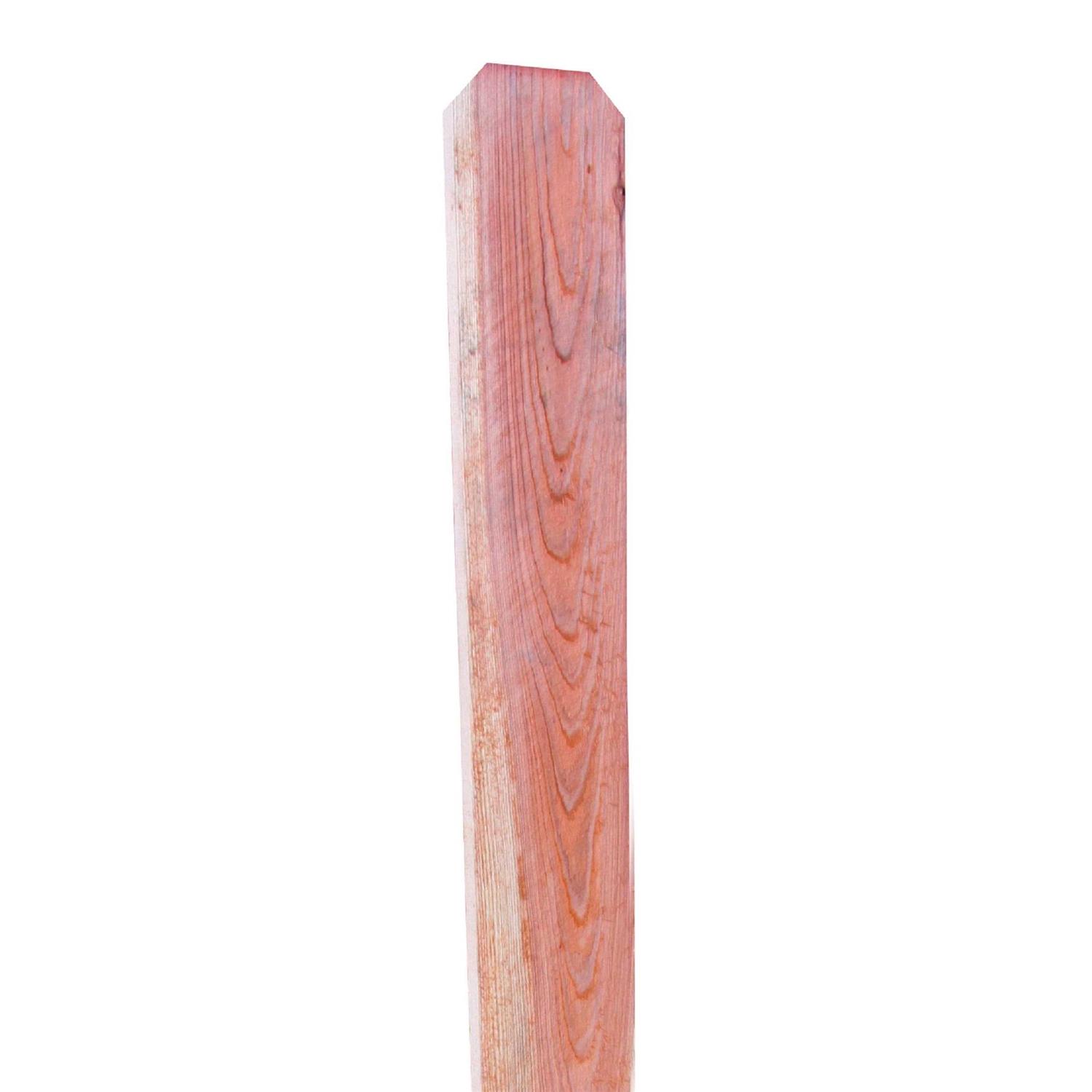 Lowe’s 5/8-in x 6-ft Western Red Cedar Dog Ear Fence Picket - Inhomebuy