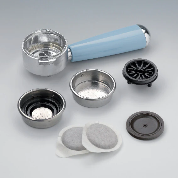 Vintage Espresso Machine Blue - Inhomebuy