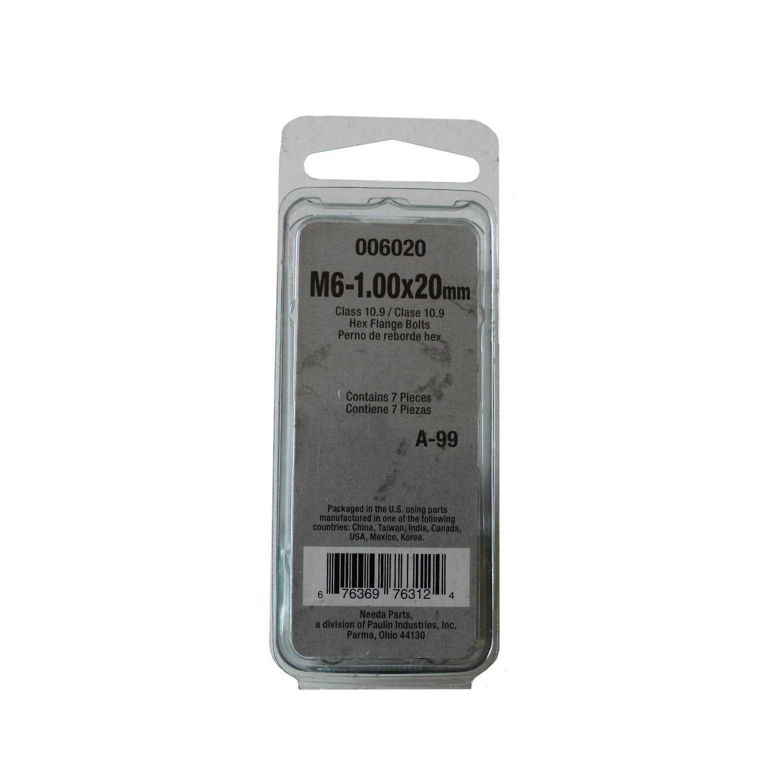Needa Parts M5-0.8 X 25mm Bolt 4 Piece at AutoZone - Inhomebuy