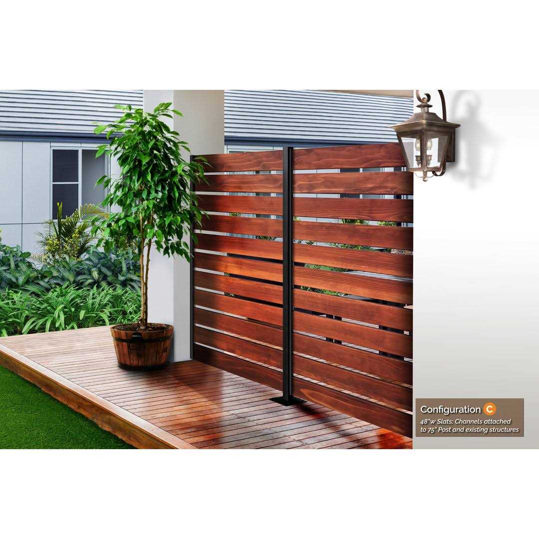OUTDECO 2 in. x Black Galvanized Steel Fence Post and Welded Base Plate - Inhomebuy
