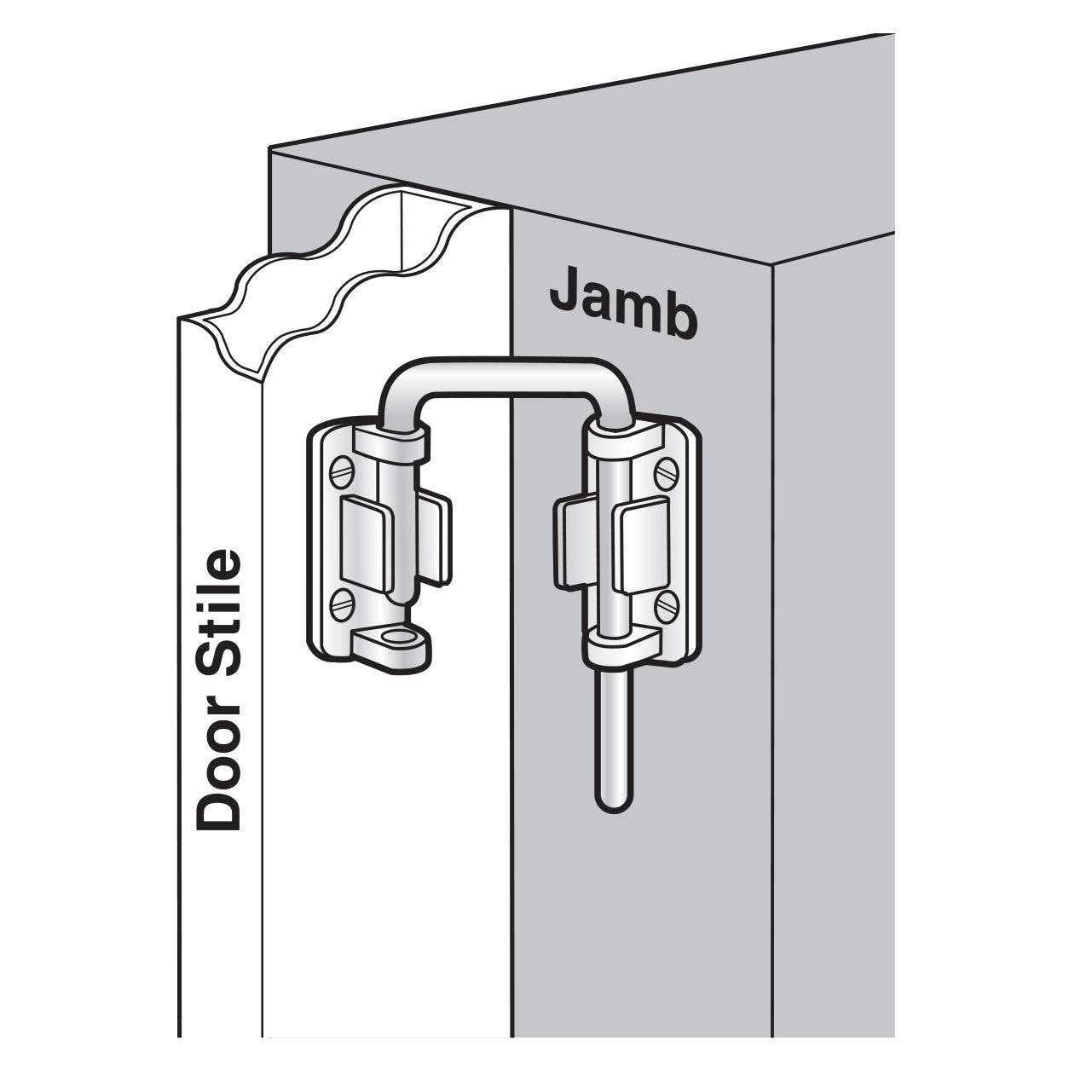 Prime-Line U 9552 Door Reinforcer For 1-3/4 in. Doors - Inhomebuy