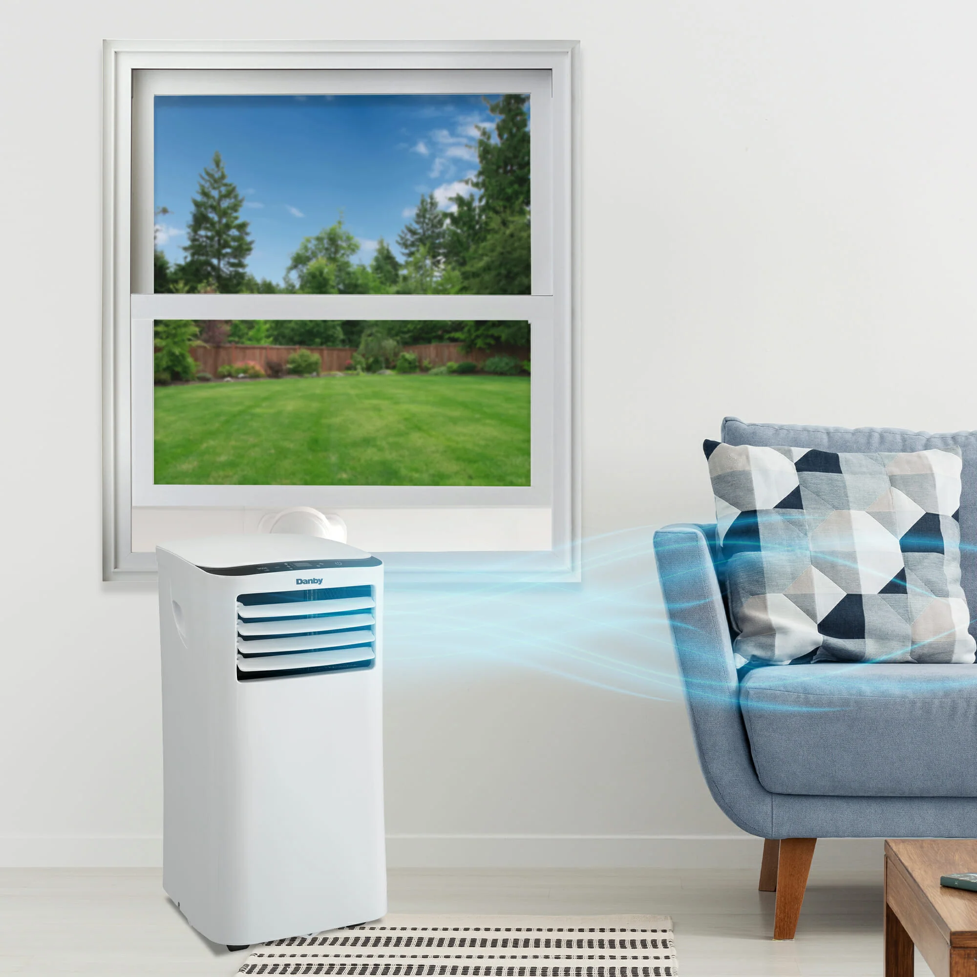 Danby Portable Air Conditioner: 9,000 BTH/h, white | DPA053B4WDB - Inhomebuy