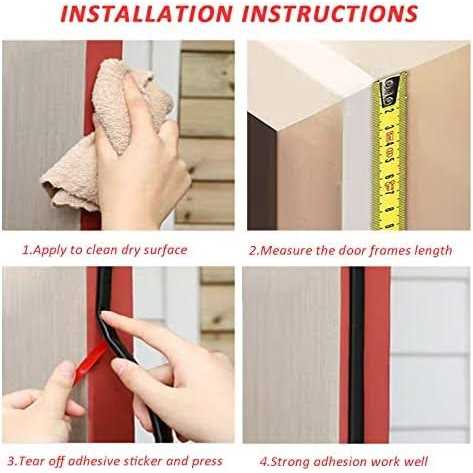 Weather Stripping Door Seal Strip for Doors and Windows Foam Insulation Tape Self Adhesive,Sound Proof,Weatherstrip,Pipe Cooling - Inhomebuy