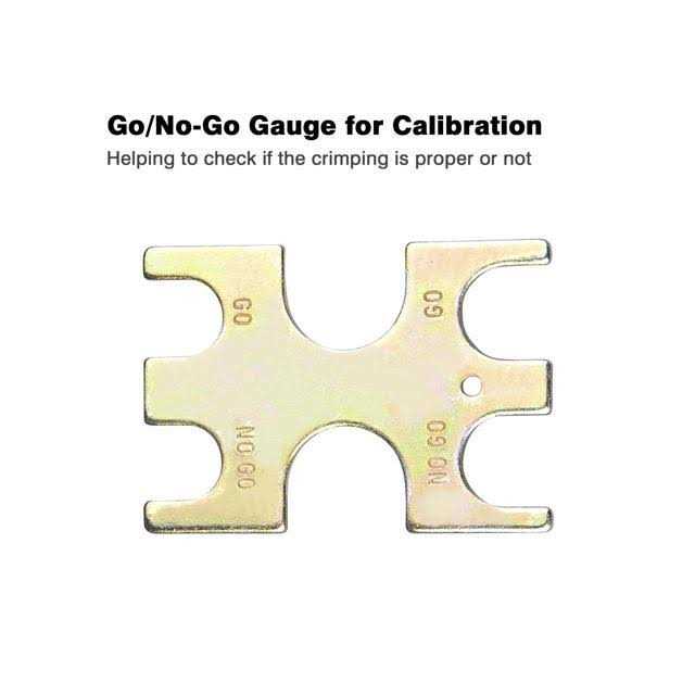 Yescom 1/2 3/4 PEX Crimper Copper Ring Crimping Tool Go/no Go Gauge - Inhomebuy