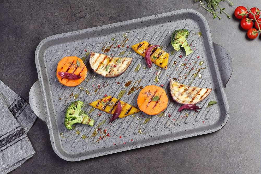 Italika Rect. Grill Pan 35x25cm - Inhomebuy