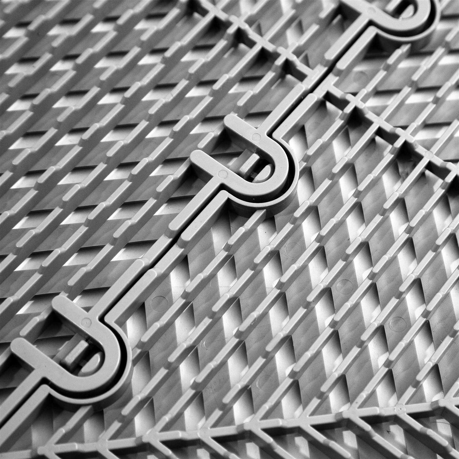 Nitro Mat Snap-Together 12 x 12 Garage Flooring Tile FlooringInc - Inhomebuy