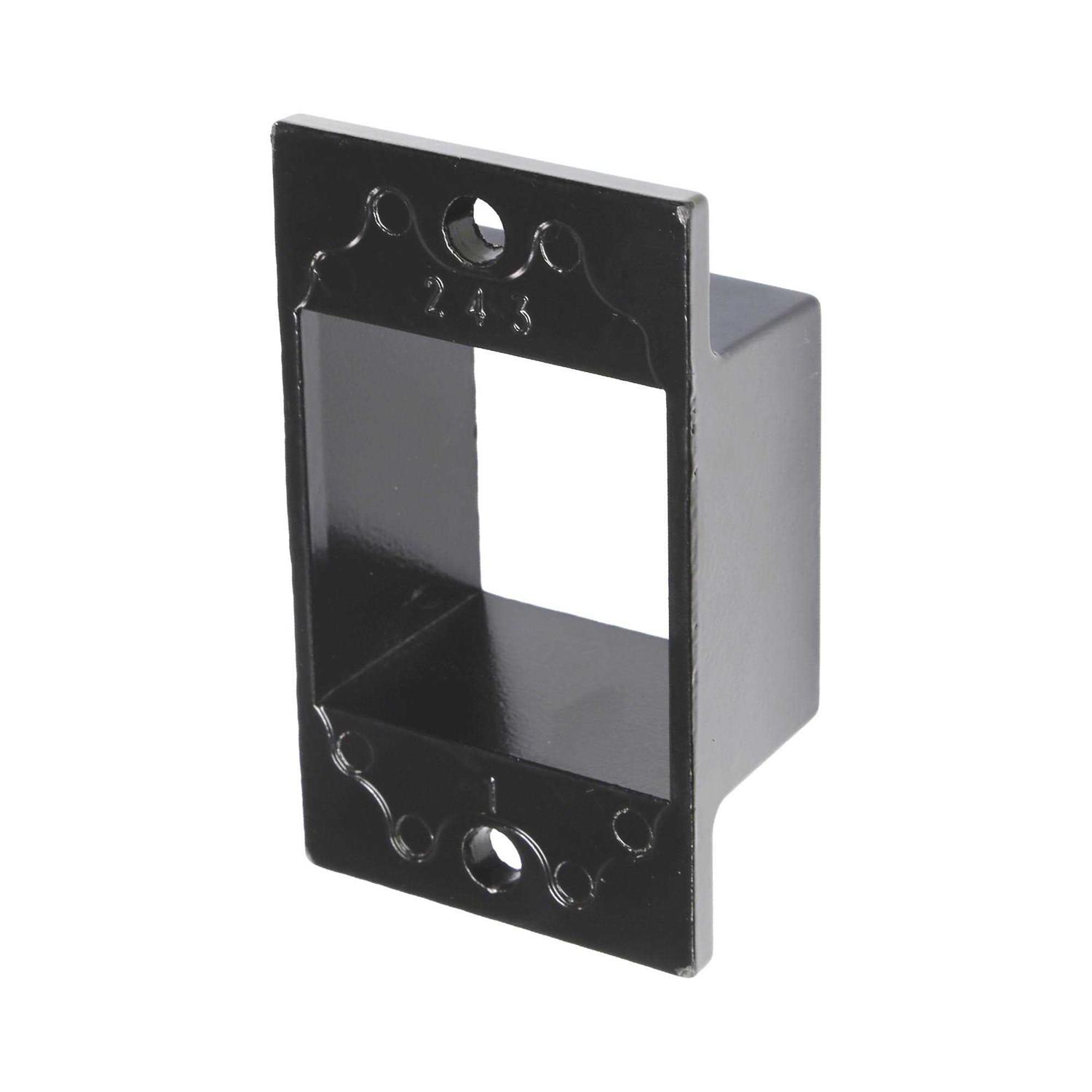 Plum Fittings Aluminum Fence Standard Wall Mount 1 x 1 Rails - Inhomebuy