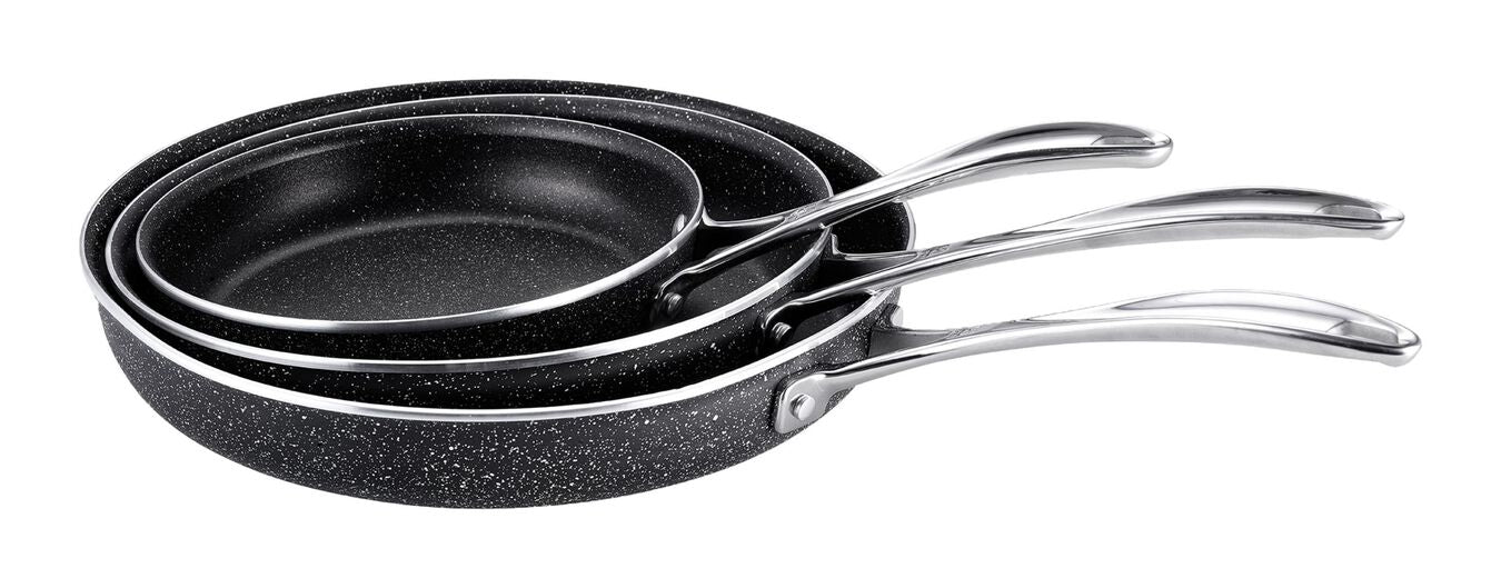 Henckels 3pc Aluminum Nonstick Fry Pan Set, Capri Notte Series - Inhomebuy