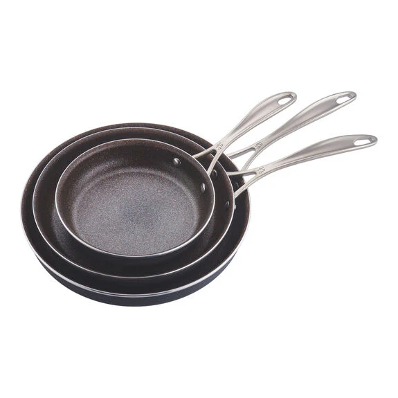Henckels 3pc Aluminum Nonstick Fry Pan Set, Capri Granitium 3D Series - Inhomebuy