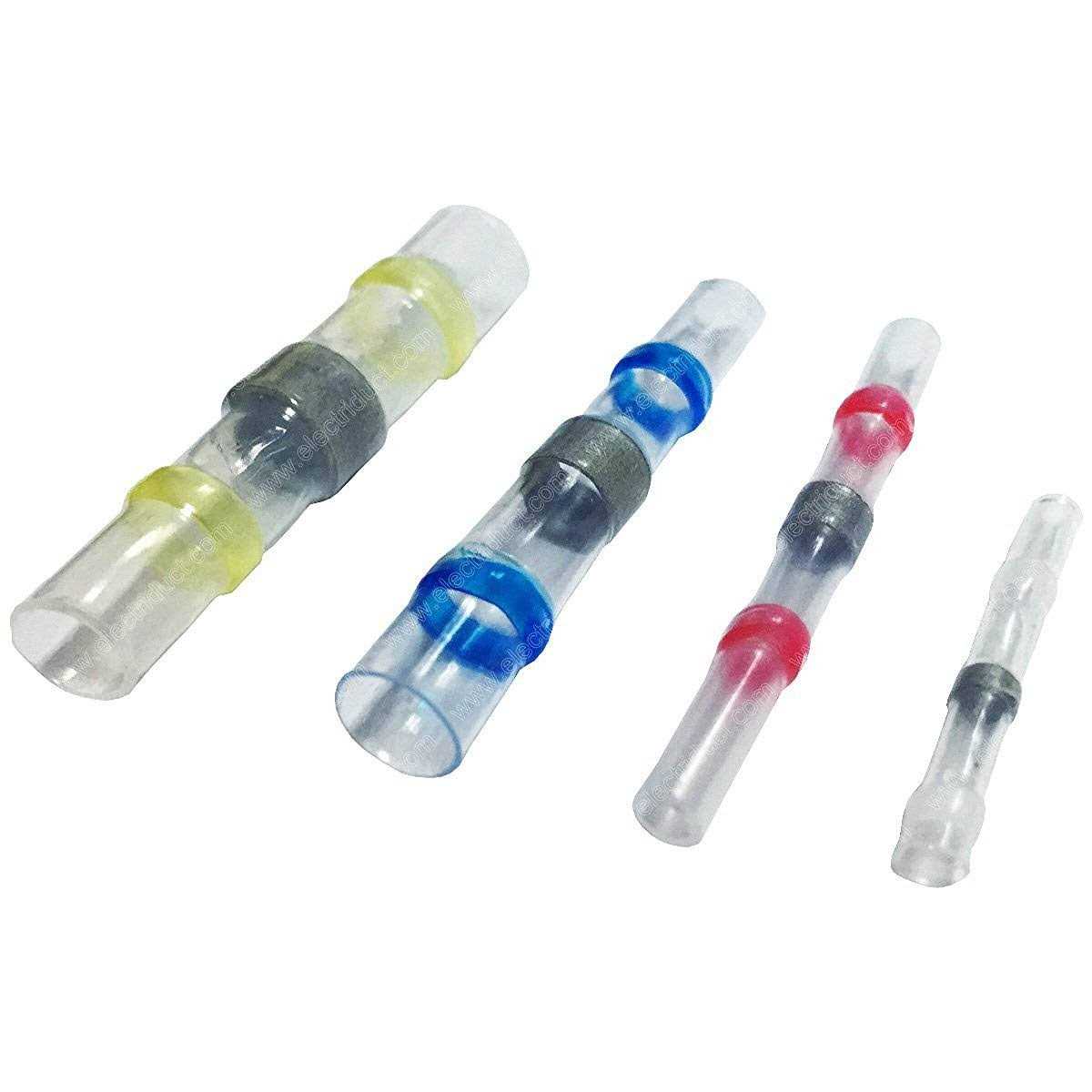 Electriduct Heat Shrink Solder Sleeve Crimpless Butt Connectors - Inhomebuy