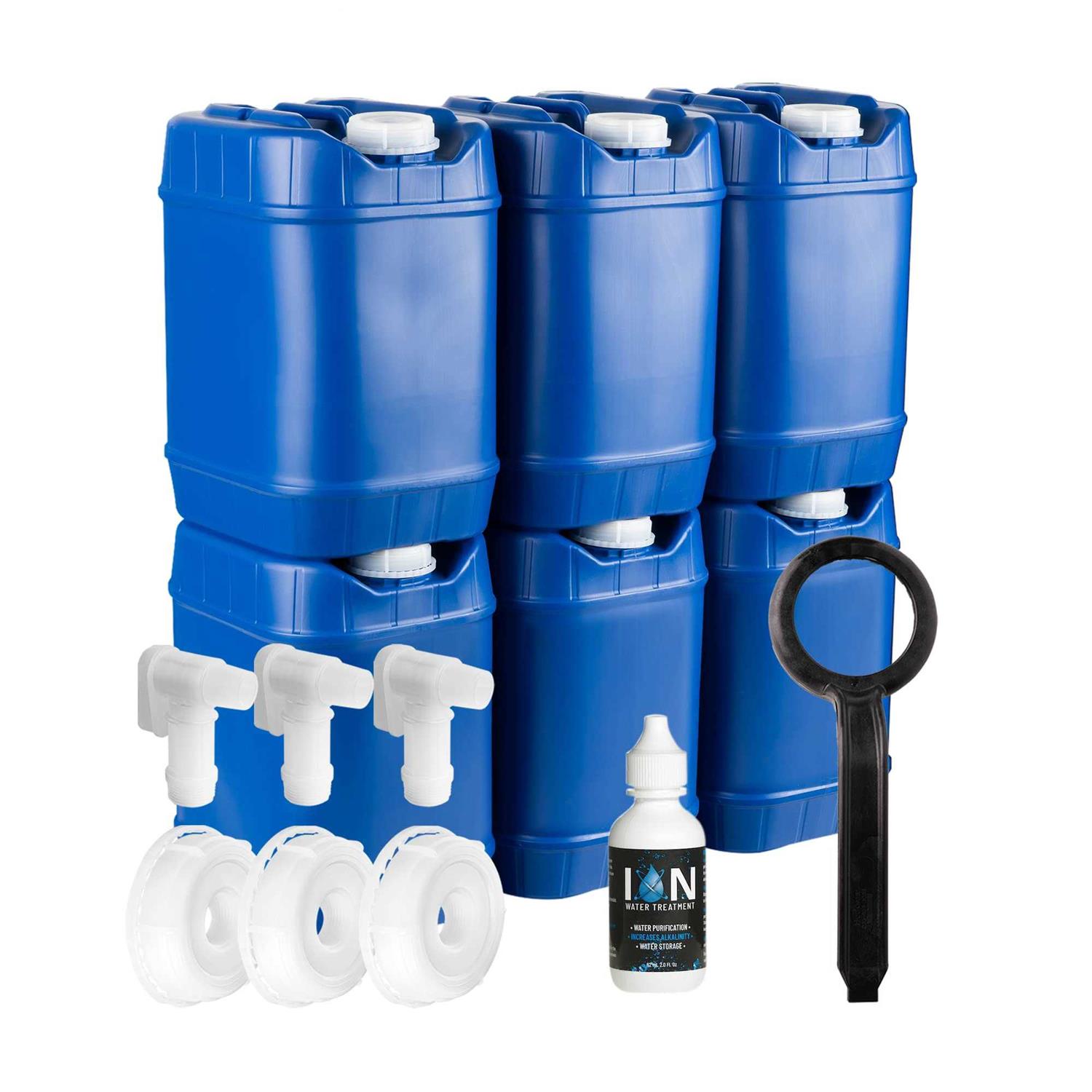 Saratoga Farms Stackable Water Container Essentials Kit - Inhomebuy