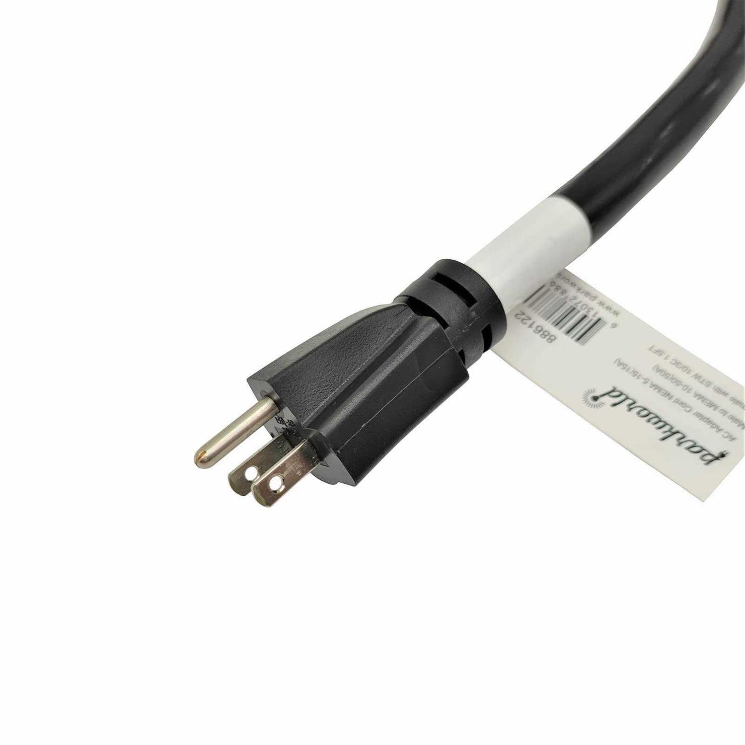 Parkworld 886115 Combiner Household 5-15 Plug to Generator Twist Lock L14-30 Receptacle Y Adapter Cord - Inhomebuy