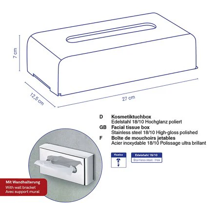 Facial Tissue Box Faber - Inhomebuy
