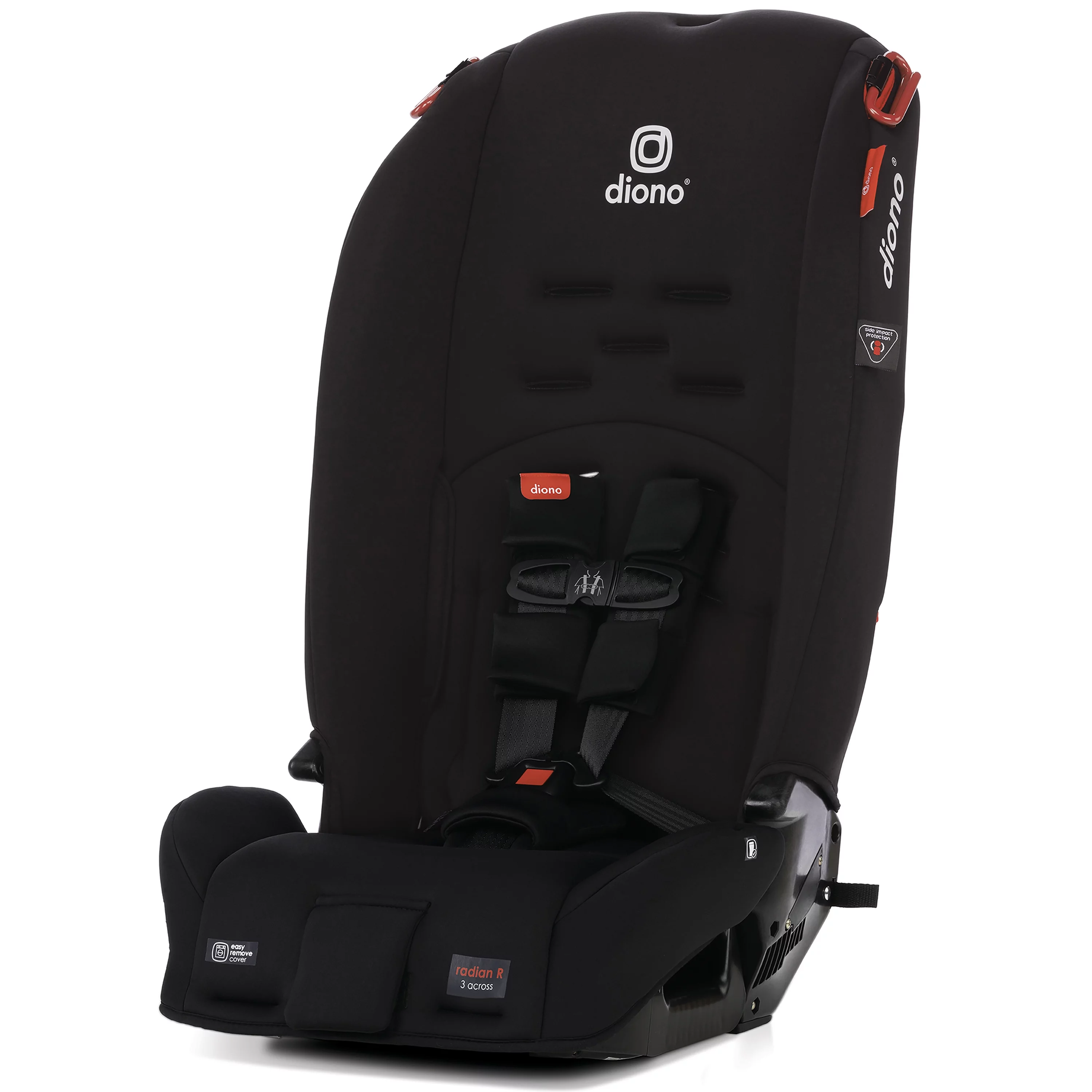 Diono Radian 3R All-in-One Convertible Car Seat, Slim Fit 3 Across, Black Jet - Inhomebuy