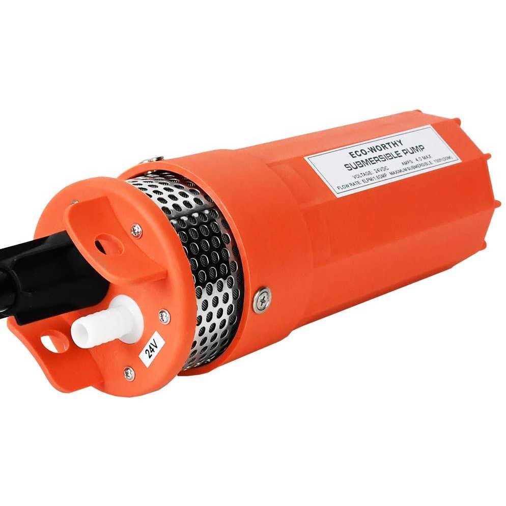 ECO-WORTHY Submersible Well Water Pump with 10ft Cable 1.6GPM - Inhomebuy