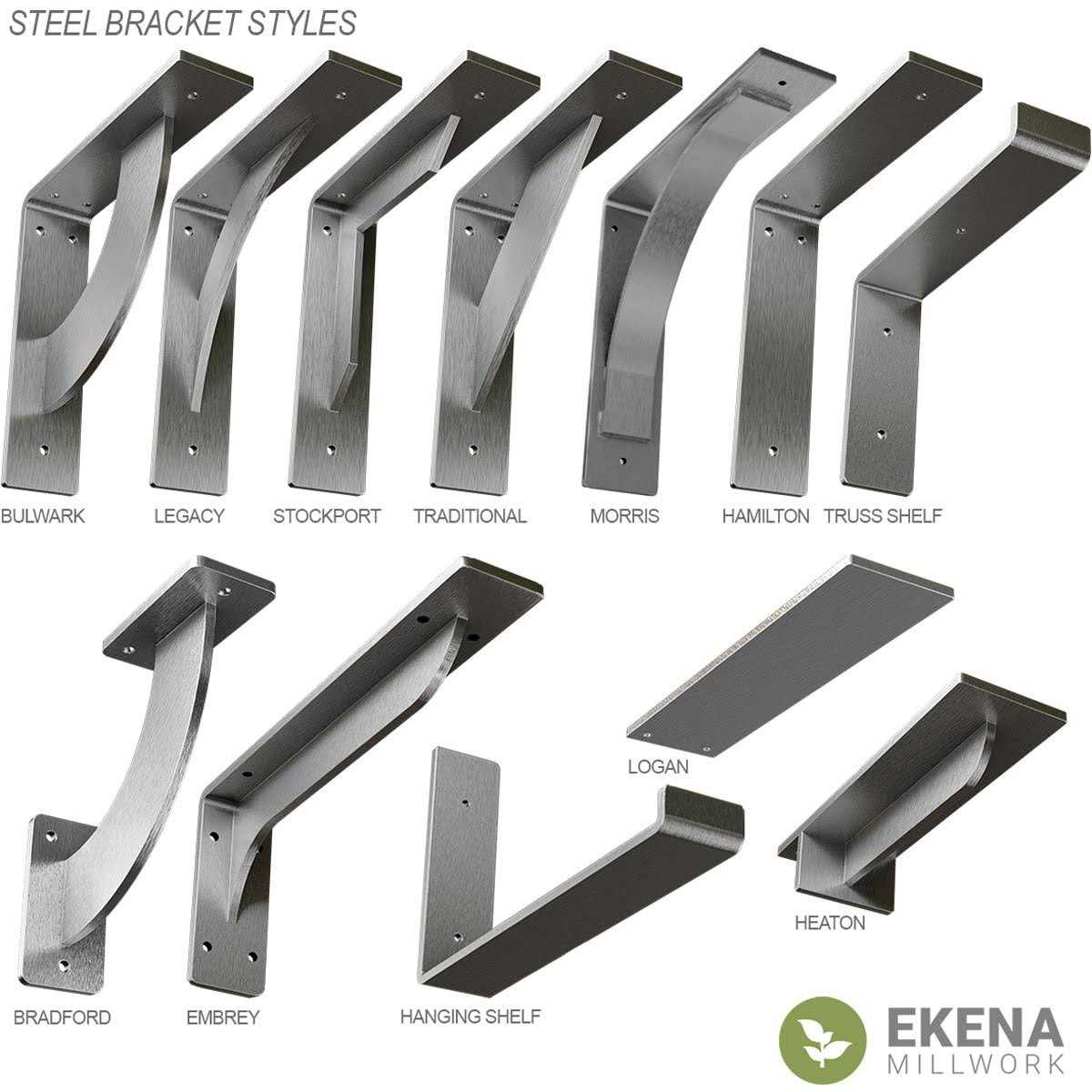 Ekena Millwork 2W x Bradford Steel Bracket - Inhomebuy