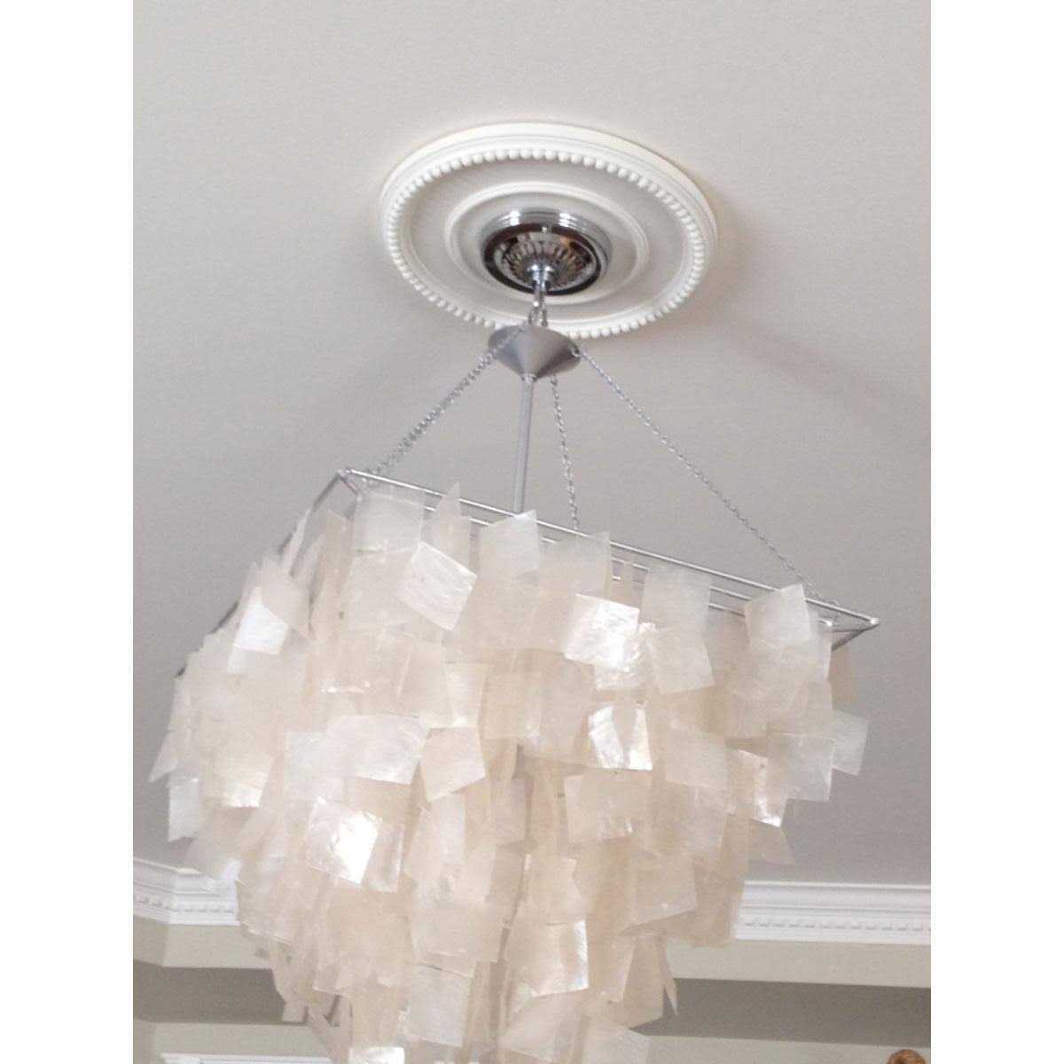 Ekena Millwork 10OD x 3 1/2ID x 1 1/8P Traditional Thermoformed PVC Ceiling Medallion - Inhomebuy